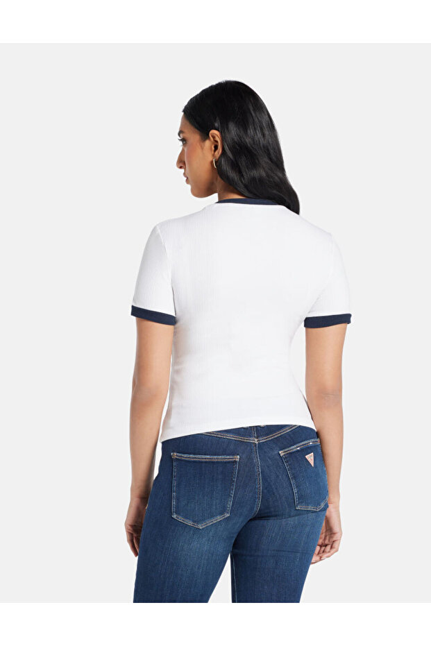 تيشيرت ماريجولد سادة بشعار - 4