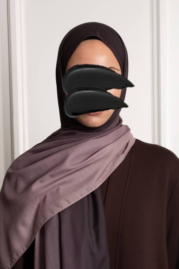 Degrade Soft Şal - Mor - 5