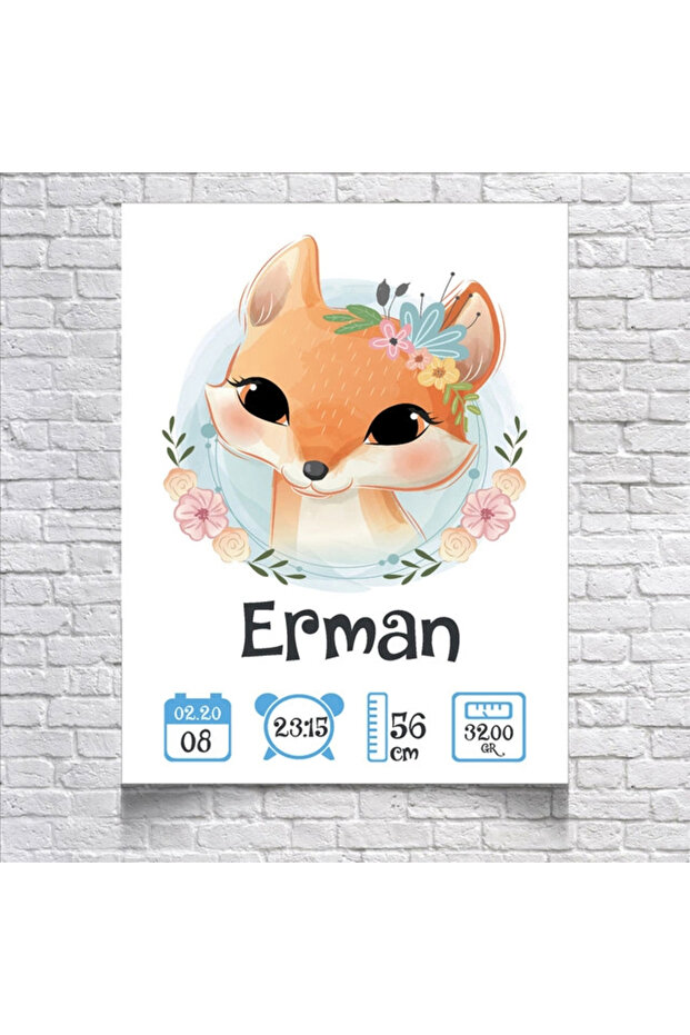 Cute Fox Themed Age Chart