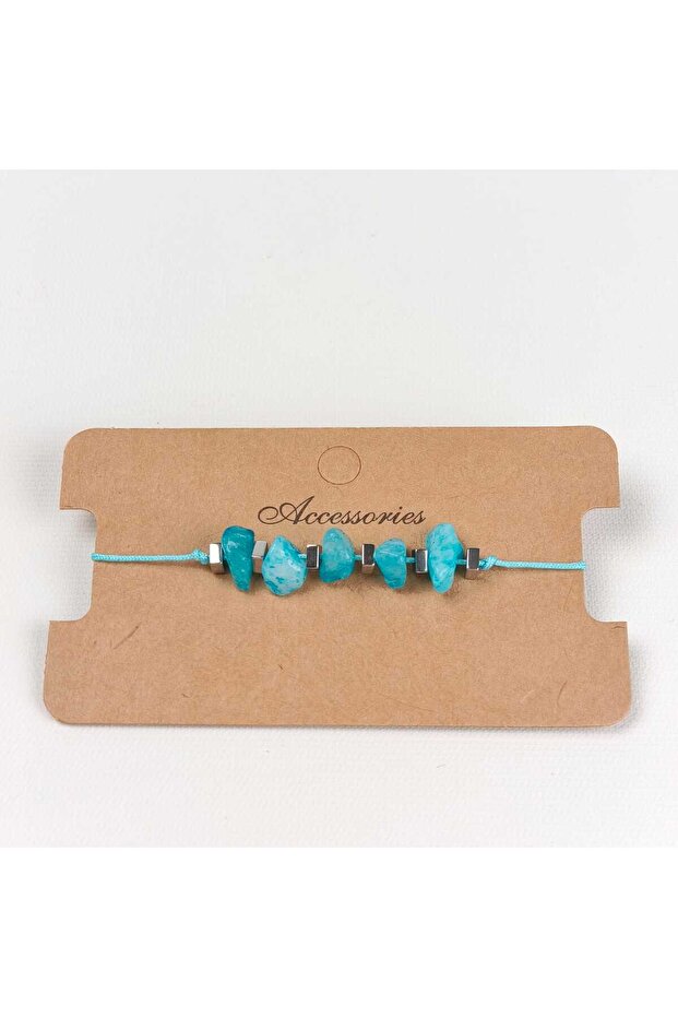 سوار نودي من الحجر الطبيعي والهيماتيت بتصميم مكراميه