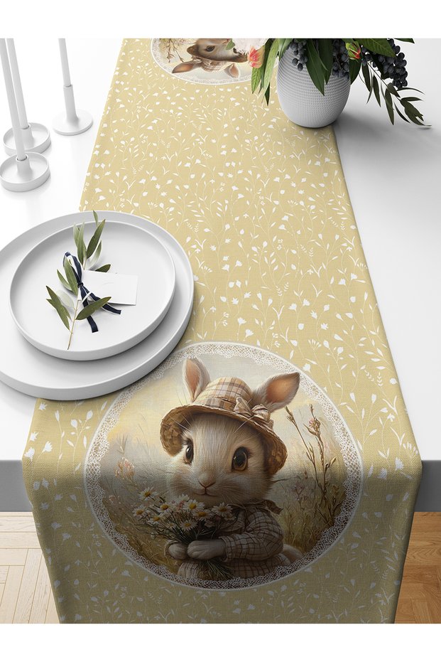Spring Series 140x40 cm Digital Print Table Runner (Spring Easter)