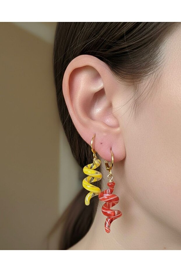 Murano Glass Bow Figure Pinterest Model Women's Earrings