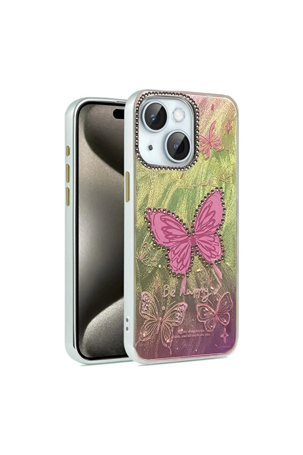 iPhone 14 Case Blade Mirrored Pattern Cover - Pattern 5 - 1