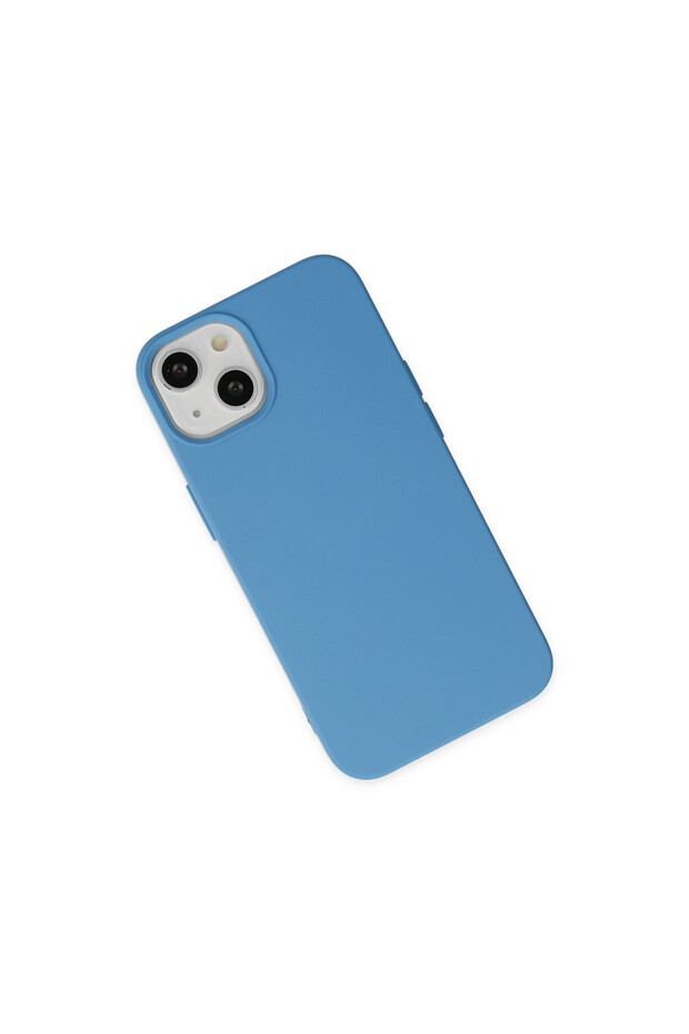 حافظة آيفون 15 برو + مجموعة واقي شاشة مضاد للكهرباء الساكنة - أزرق - 3