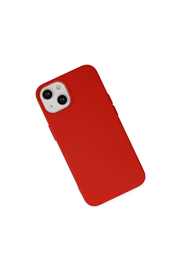 حافظة إطلاق نار لهاتف آيفون 14 بلس + مجموعة واقي شاشة كامل التغطية مضاد للكهرباء الساكنة - أحمر - 3