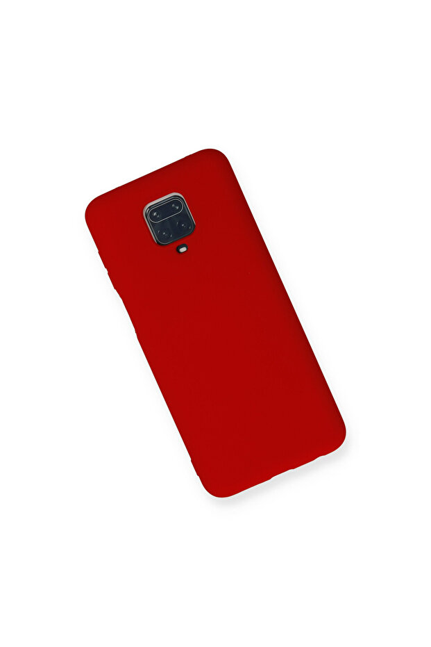 حافظة إطلاق Redmi Note 9 Pro + مجموعة واقي شاشة مضاد للكهرباء الساكنة - أحمر - 3