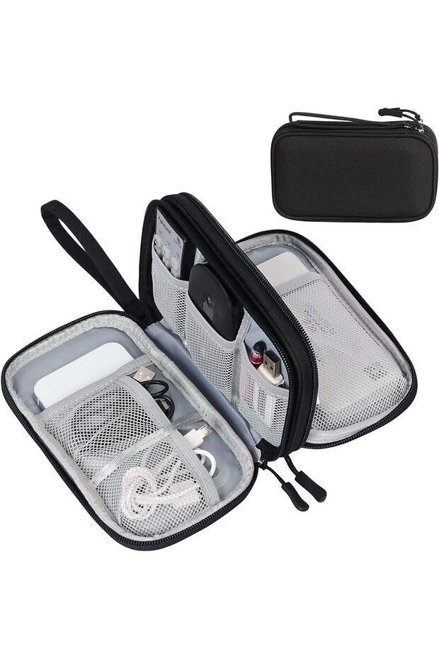 Waterproof Electronics Cable Organizer Bag for Travel