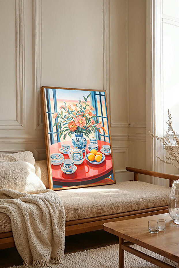 One Piece Wooden Framed Painting Tk3198
