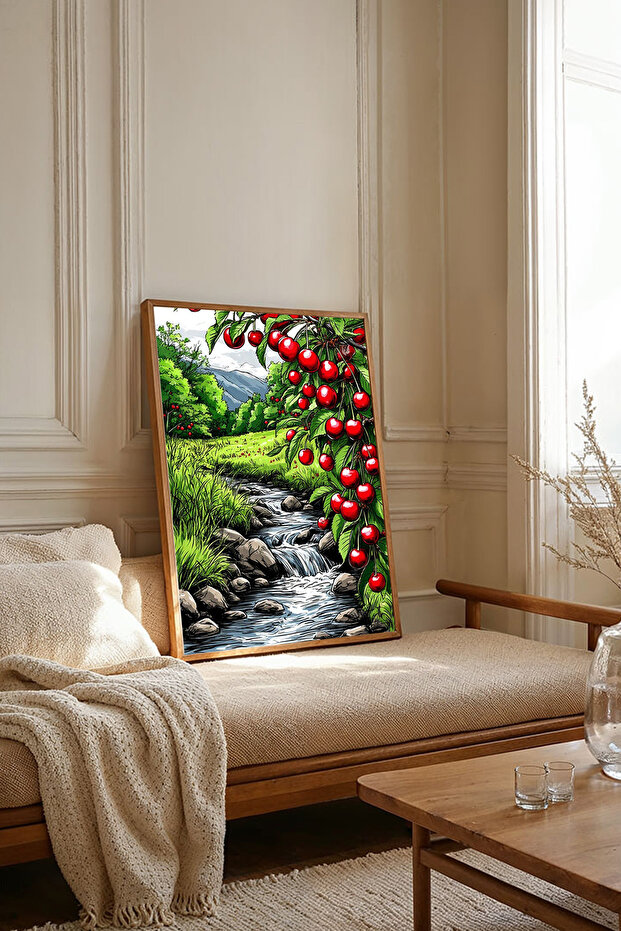 One Piece Wooden Framed Painting Tk3214