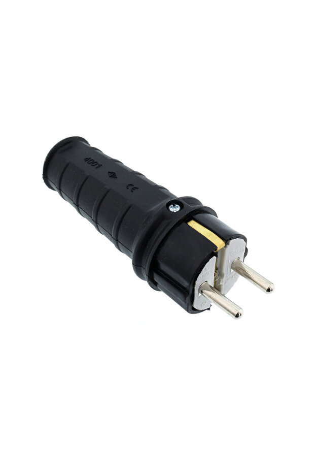 قابس مطاطي مزود بتأريض 1x16A - 1