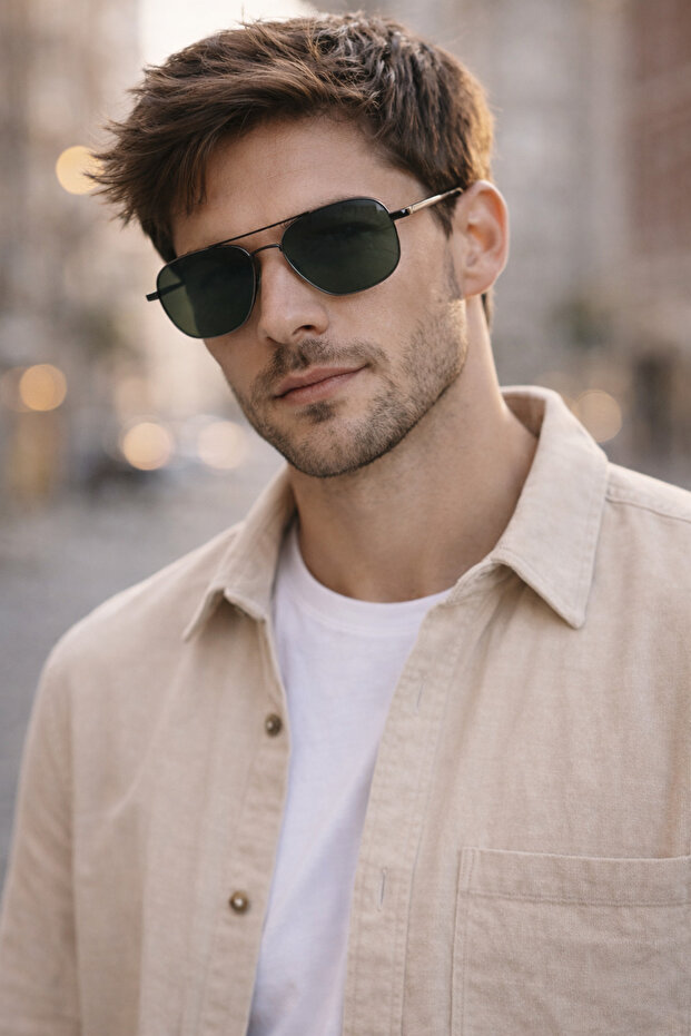 Wolf Metal Unisex Sunglasses