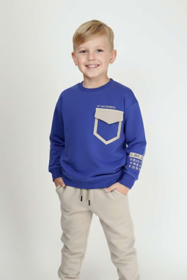Modern and Dynamic Style: Two-Piece Sports Set (Ages 4-11)