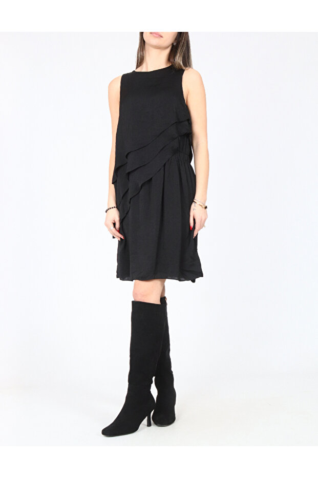 Rochie scurta, Negru - 2