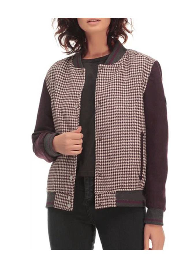 Jacket, Plum - 1