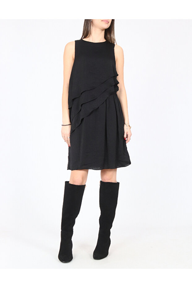 Rochie scurta, Negru - 1