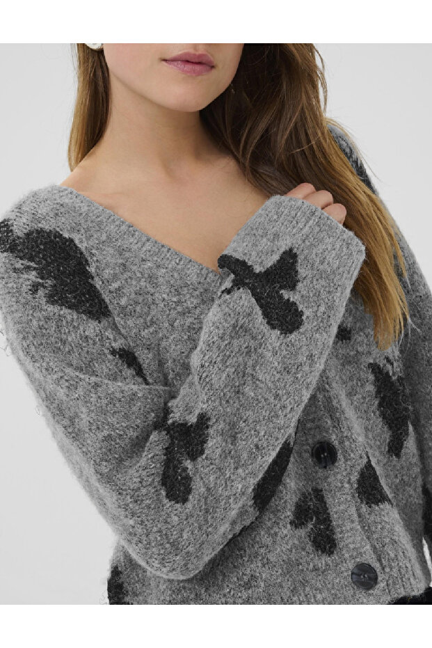 Cardigan, Gri - 2
