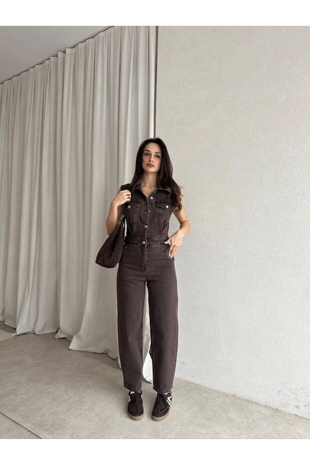 DENİM KOT TULUM - 1