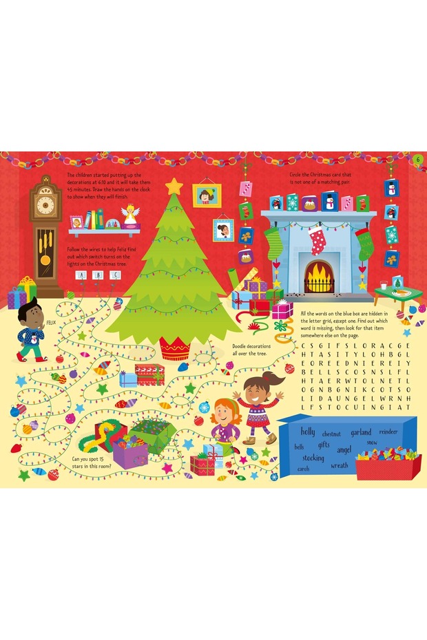 Carte pentru copii - Activități de Crăciun - 3