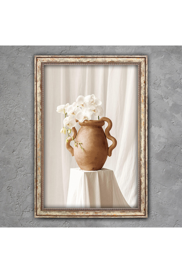 Eskitme Çerçeveli Tablo - 1