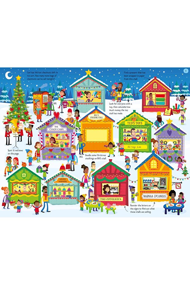 Carte pentru copii - Activități de Crăciun - 2