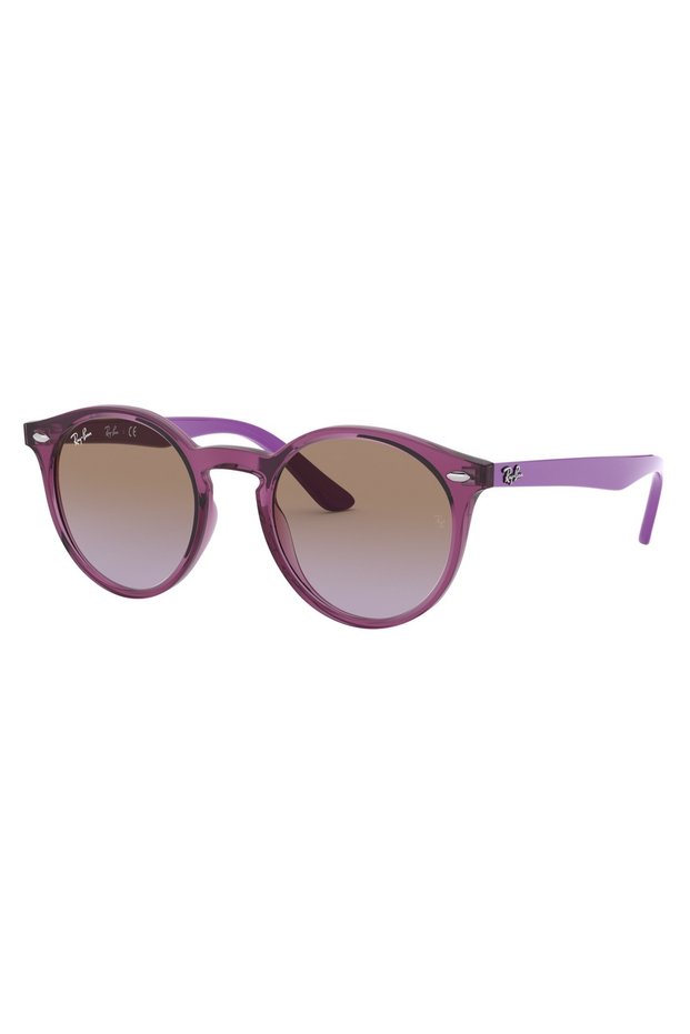 Rb 9064S 706468 44 Round Purple Colored Children's Sunglasses