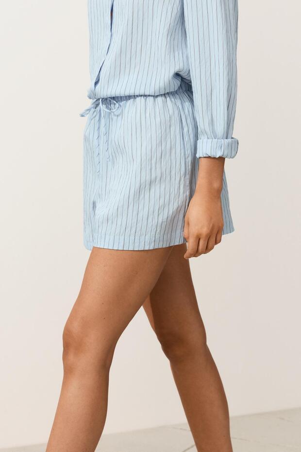 Çizgili şort - 4