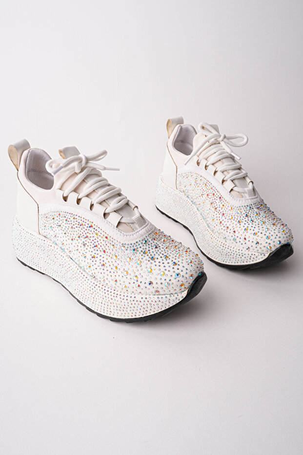 Ljn-604 Thick Sole Stone-Laced Sports Shoes