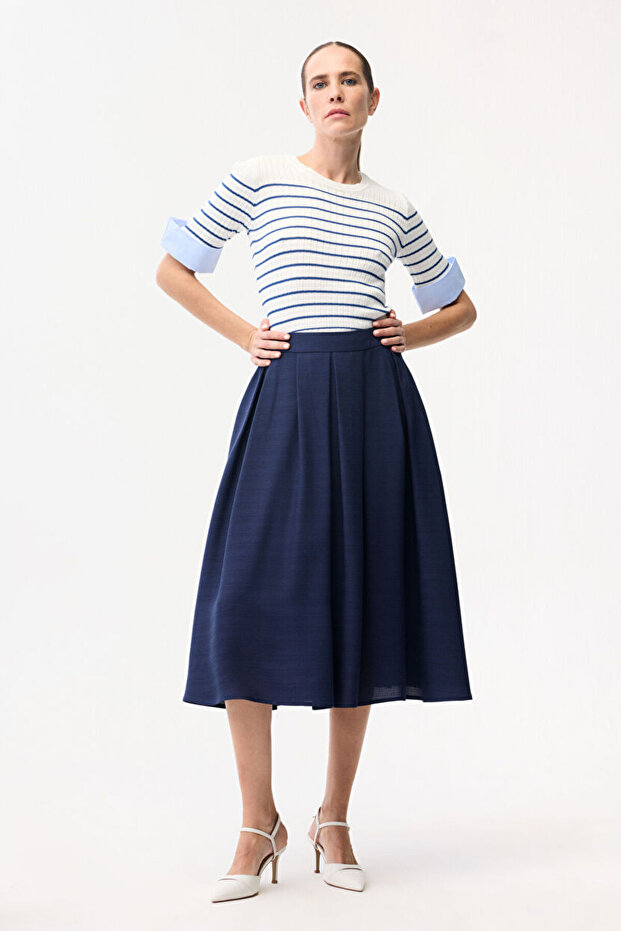 Pileli Uzun Etek - 5