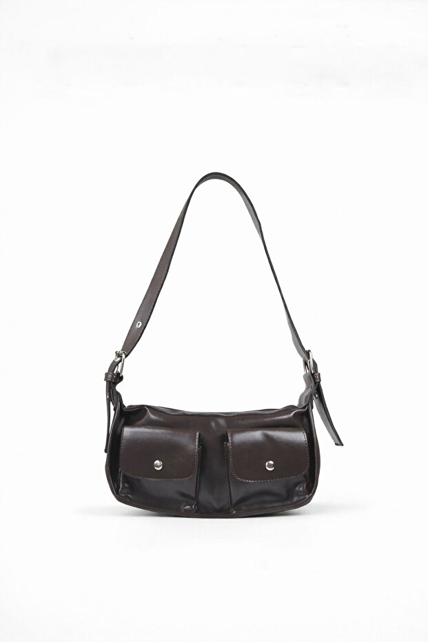Aitana Vintage Baguette Bag Bitter Brown