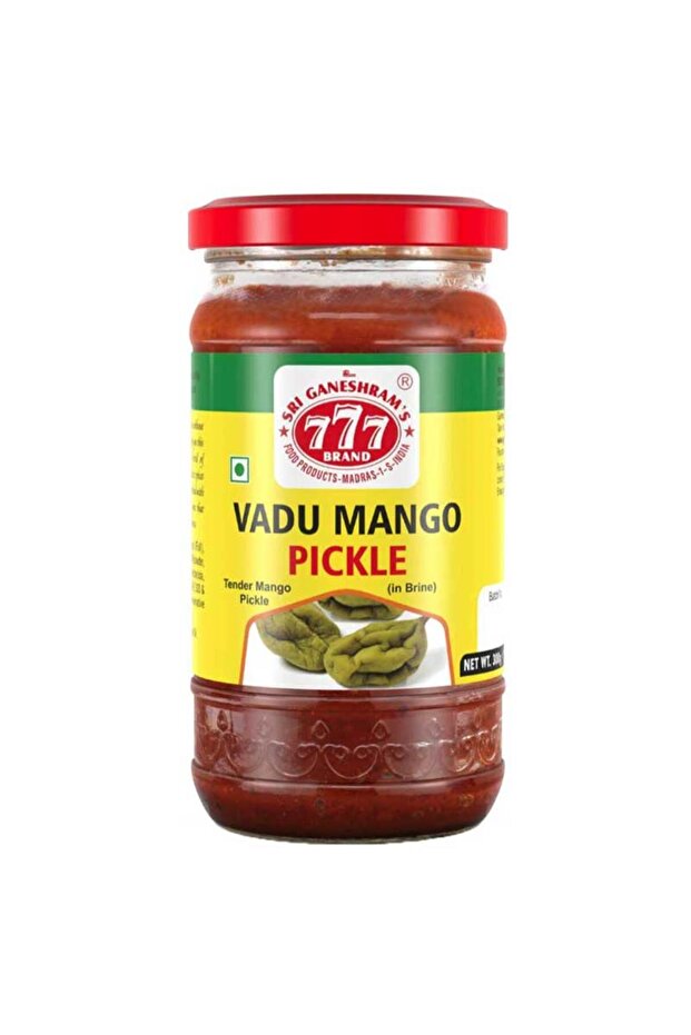 Vadu Mango Whole Baby Mangoes Packed in Salty Brine Jar (300g)