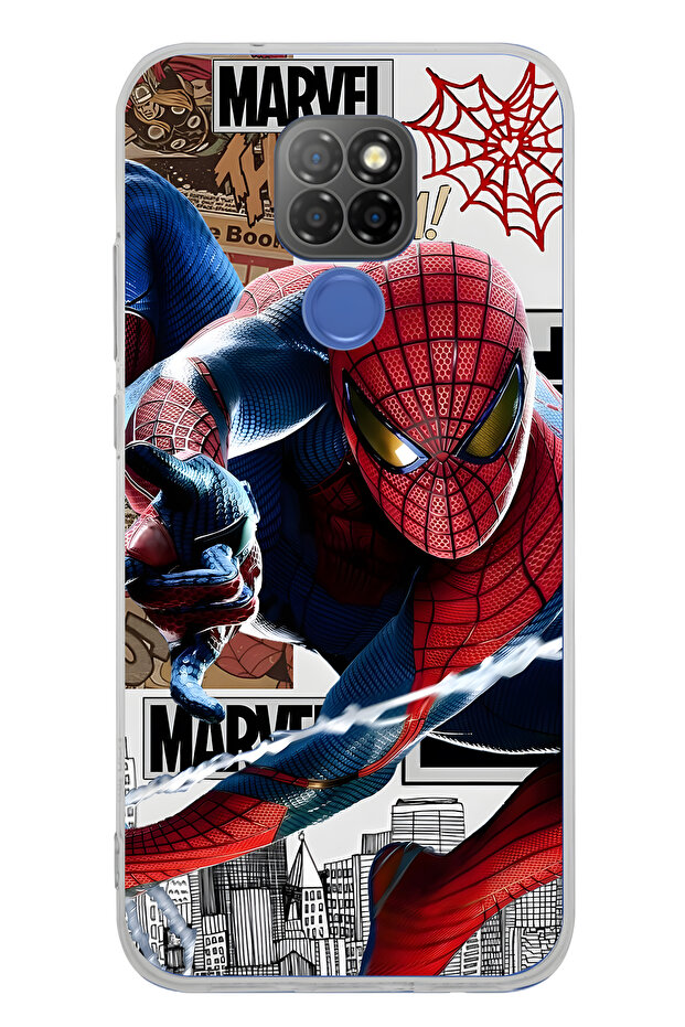 حافظة هاتف شفافة بنمط سوبر هيرو متوافقة مع جهاز General Mobile GM 20 - 1