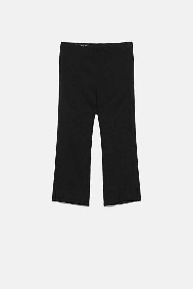 Fermuarlı kapri pantolon - 8