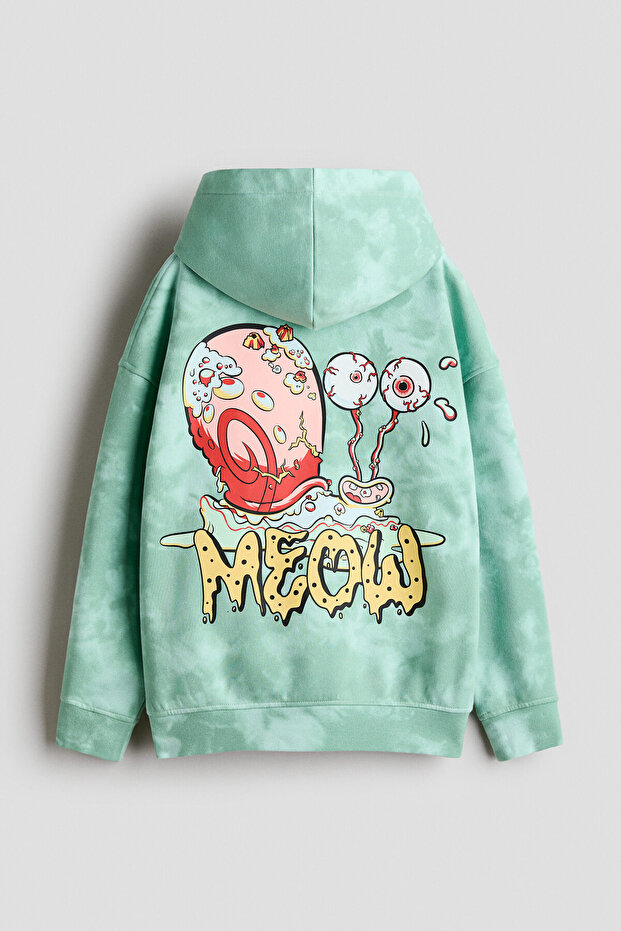 Kapüşonlu ve Baskılı Üst - 2