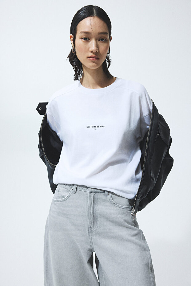 Oversize Jarse Üst - 4