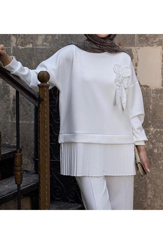 Çiçekli Piliseli Alt Üst Takım - 2