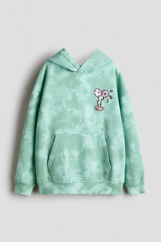 Kapüşonlu ve Baskılı Üst - 1