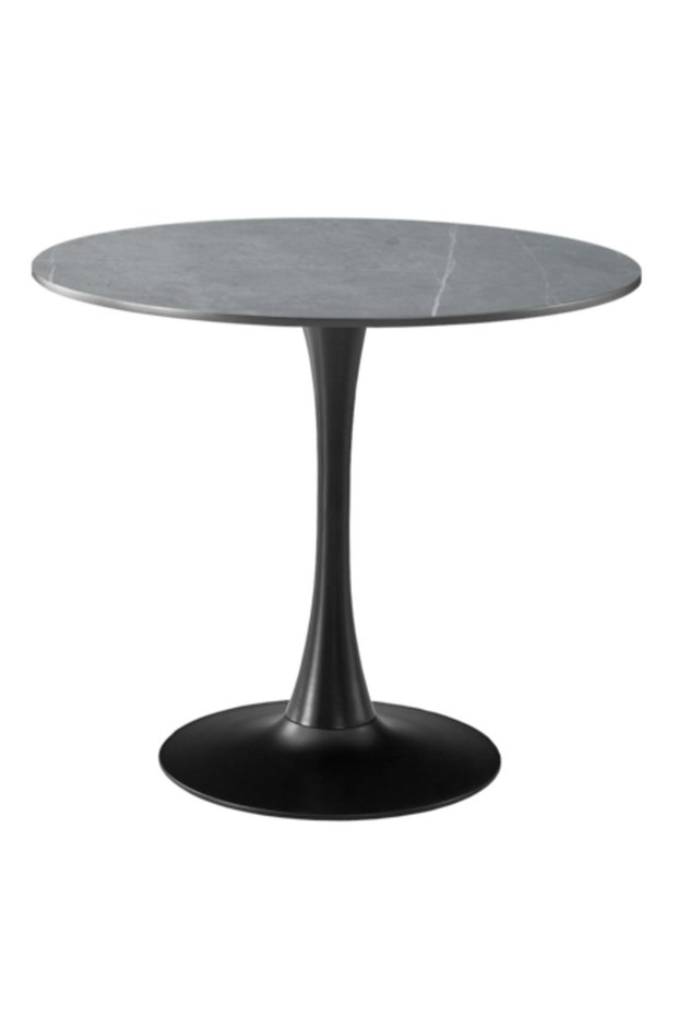 Tulip Round Table, Gray, 80cm