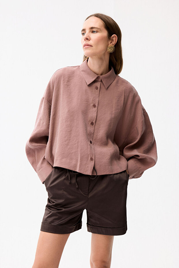 Geniş Kesim Gömlek - 1