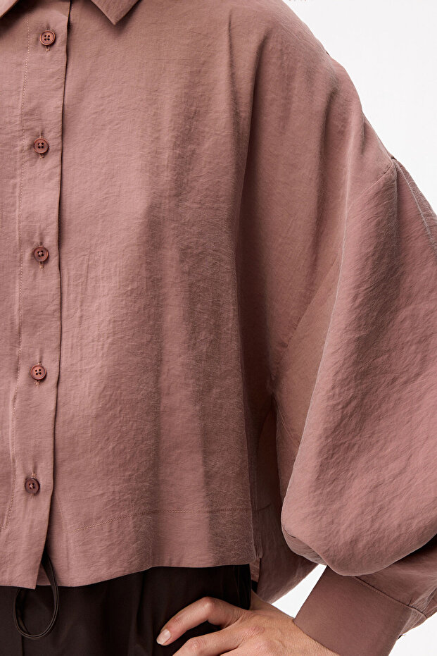 Geniş Kesim Gömlek - 2