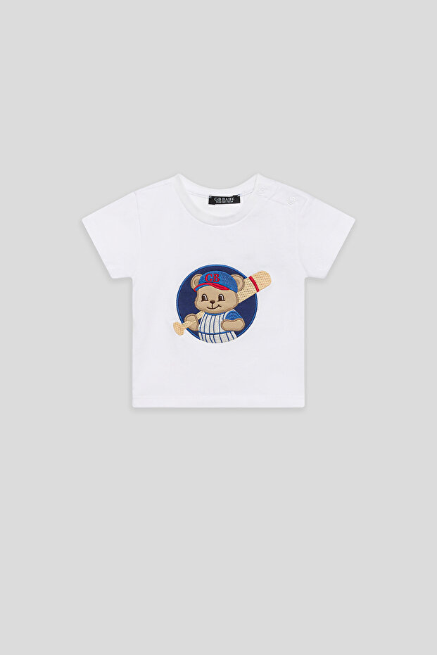 Baby Boy White Tshirt