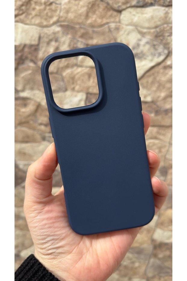 Iphone 16 pro compatible silicone shock absorbing classic protective rubber case