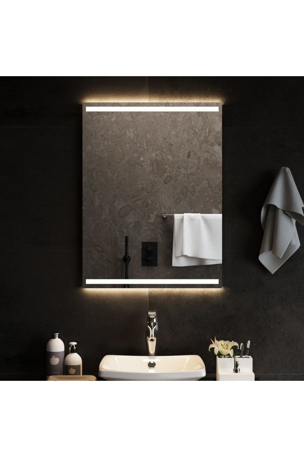 LED bathroom mirror, 60x80 cm