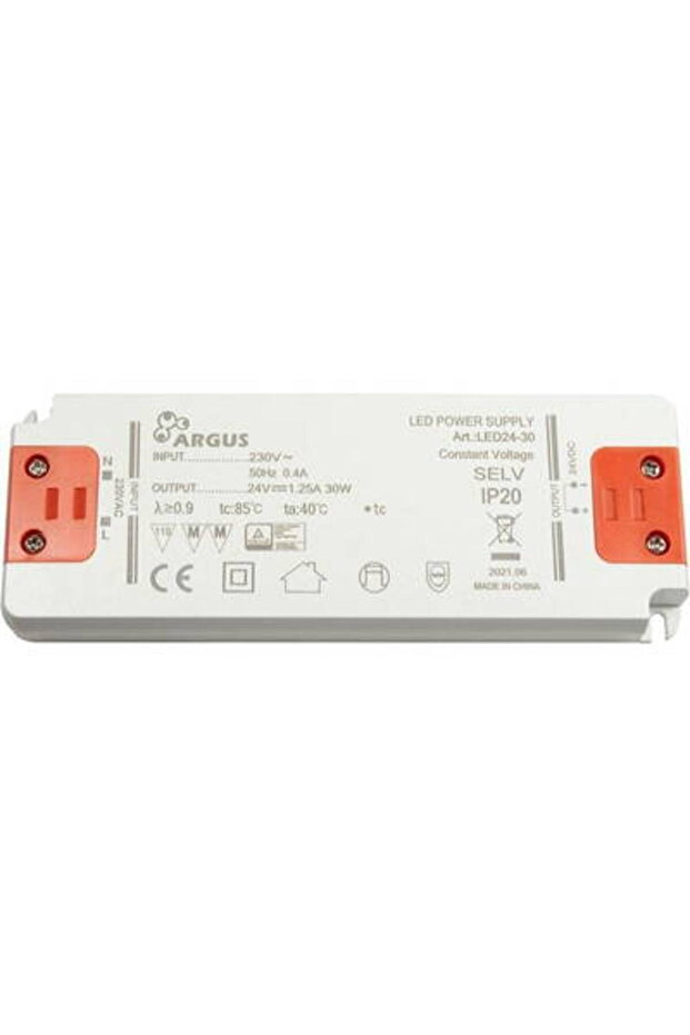 LED трансформатор LED24-30 30W, 24V, 1250mA, IP20 - 2