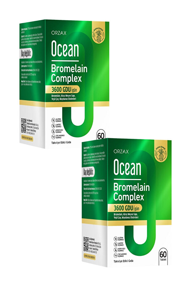 Bromelain Complex 60 Tablet x 2 Adet - 1