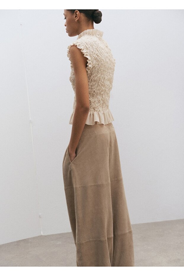 Dokulu triko bluz - 4