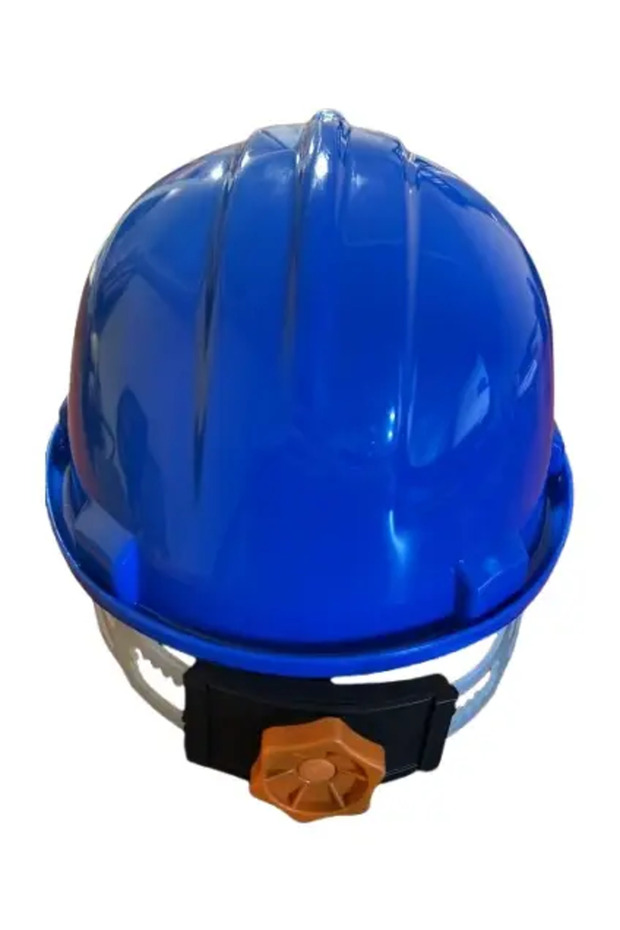 خوذة أمان زرقاء قابلة للتعديل بالبراغي - 2