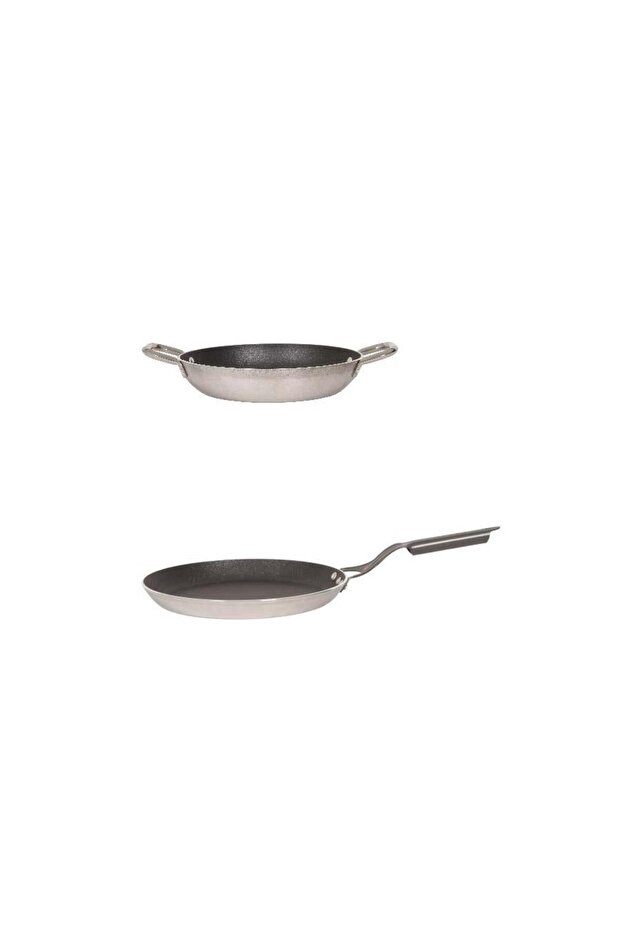 Chefline Induction Base 26 cm Crepe Pan and 22 cm Frying Pan Set