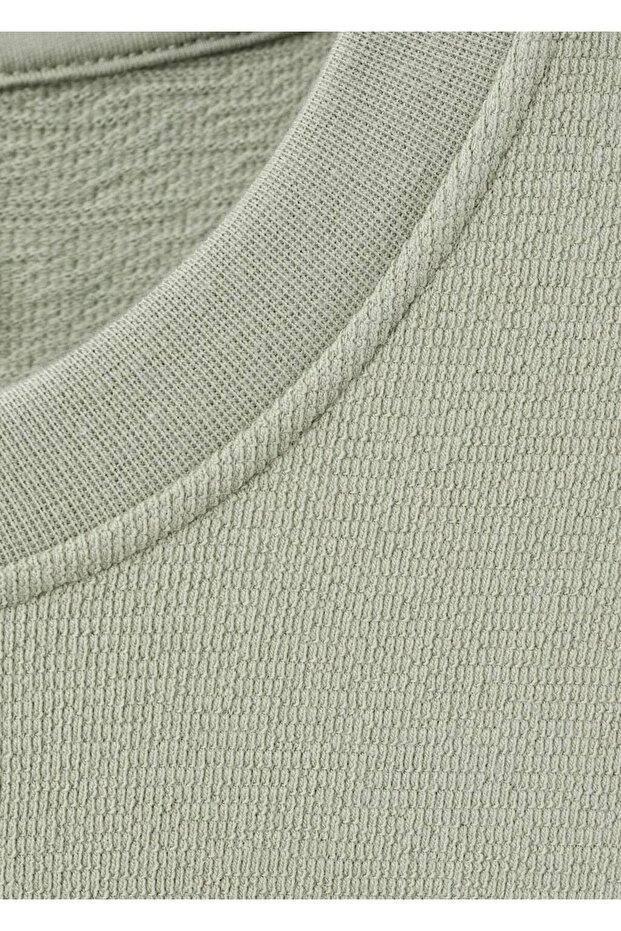 Regular kesim %100 pamuklu tişört - 8