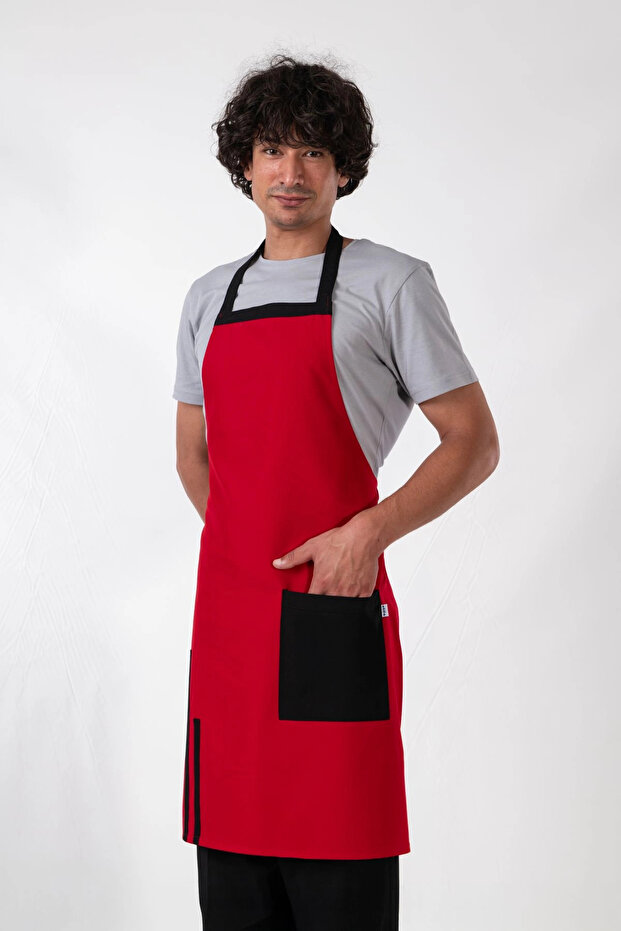 Efes Model Önlük Kırmızı - 6