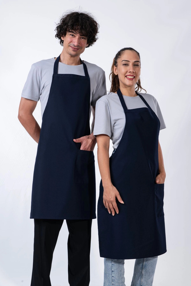 مريلة ثيرا موديل باللون الأزرق الداكن
